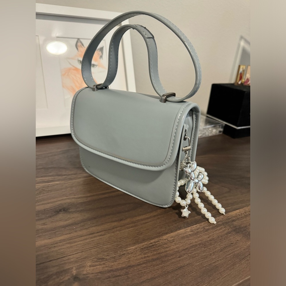 ZARA Faux Leather Bag with Charmes